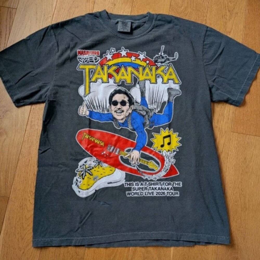 Vintage Masayoshi Takanaka Surf Guitar Tour Tee Japanese Y2K Shirt